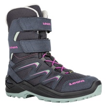 Lowa Winterstiefel Maddox Warm GTX HI (Textil/Synthetik, wasserdicht) stahlblau/jade Kinder